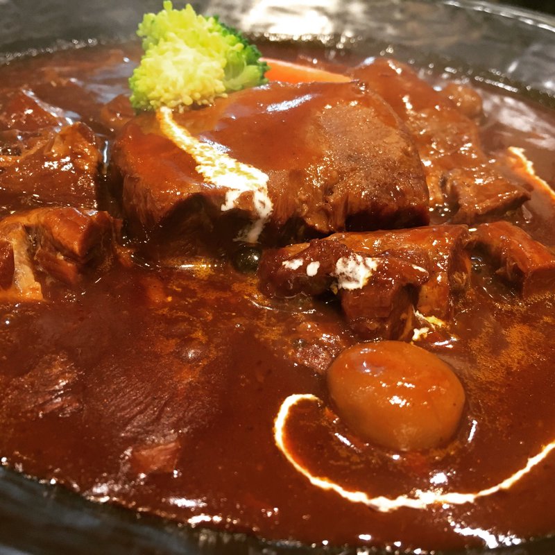 牛たんちょっとぜいたくなシチュー定食(牛タン炭焼　利久　渋谷ヒカリエ店)