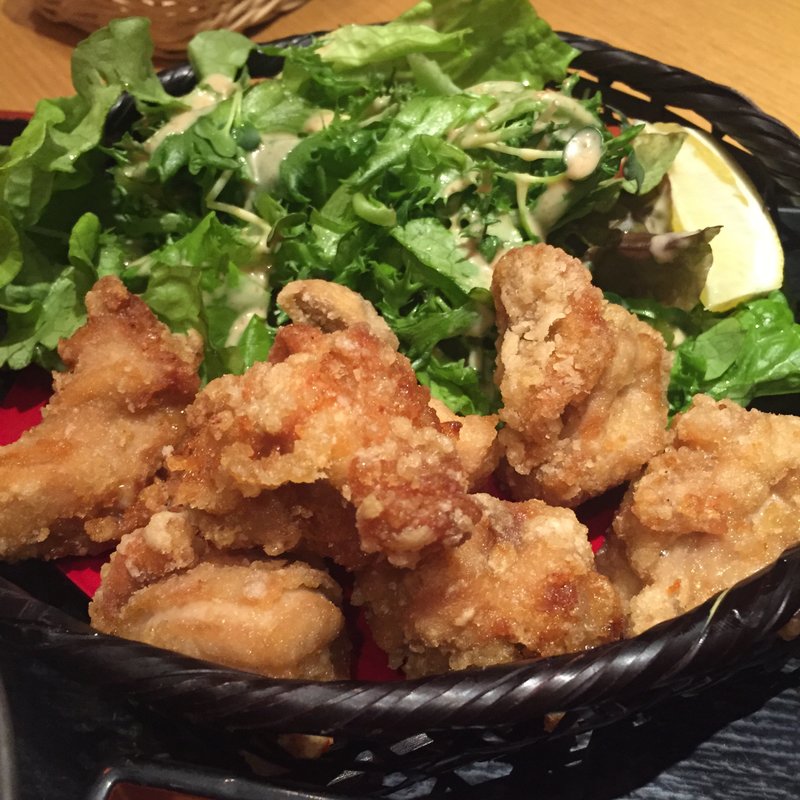 唐揚げ定食(美食米門 六本木)