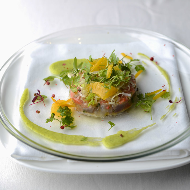 鮮魚のタルタル(ミラノレッドバー @ マリオ・イ・センティエリ （Milano Red Bar at Mario i Sentieri）)