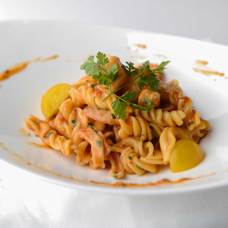 栗とトマトのパスタ(ミラノレッドバー @ マリオ・イ・センティエリ （Milano Red Bar at Mario i Sentieri）)