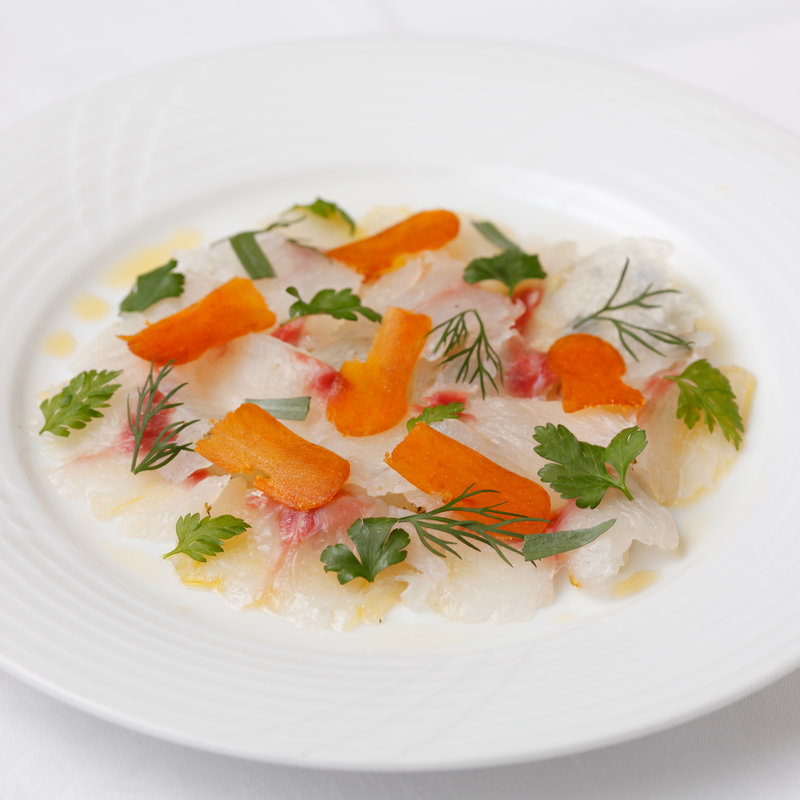 鮮魚のカルパッチョ(オザミ・デ・ヴァン 本店 （AUXAMIS des Vins）)