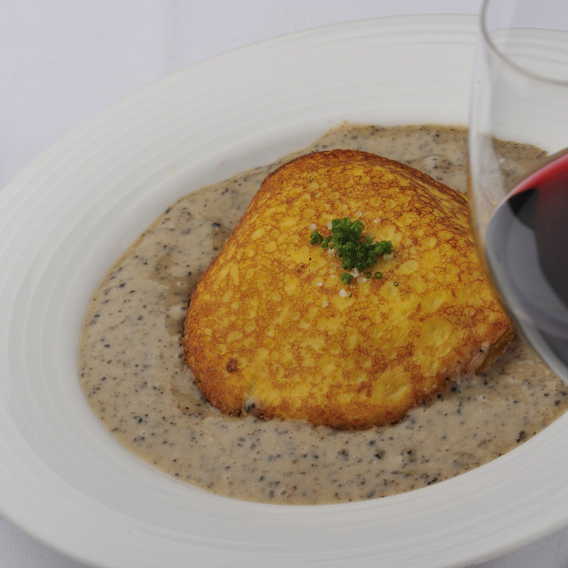 ふんわり玉子のリゾット(オザミ・デ・ヴァン 本店 （AUXAMIS des Vins）)