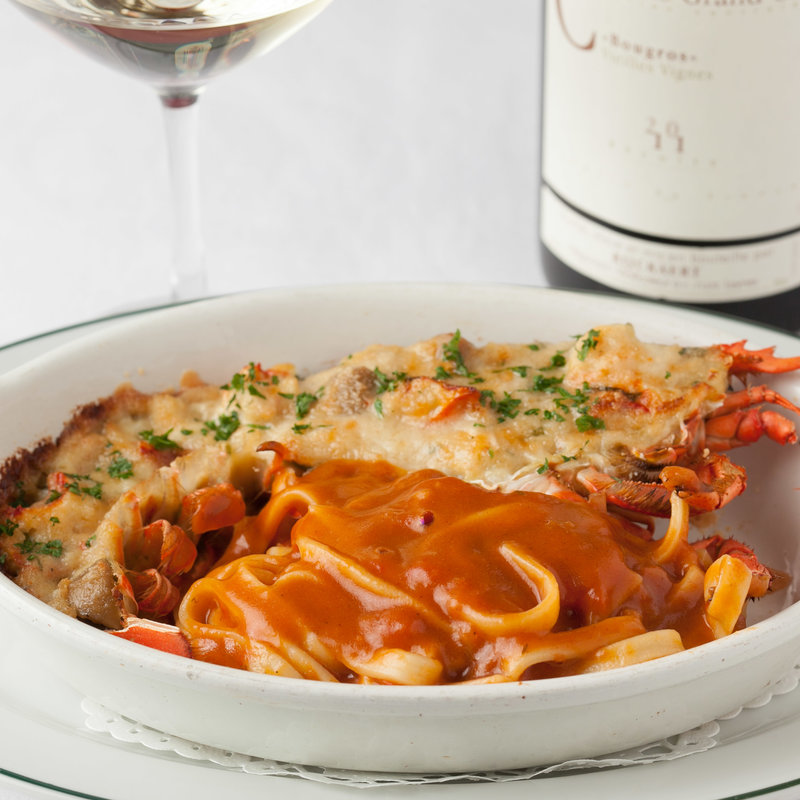 伊勢海老のグラタン　パスタ(ブラッスリー オザミ)