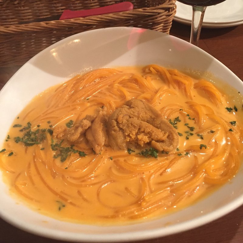 生ウニパスタ