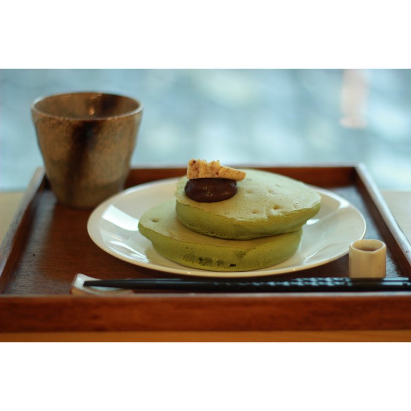 抹茶パンケーキ(うめぞの カフェアンドギャラリー （うめぞの CAFE & GALLERY）)