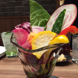三浦野菜のパフェ仕立て(俺のイタリアン 東京)