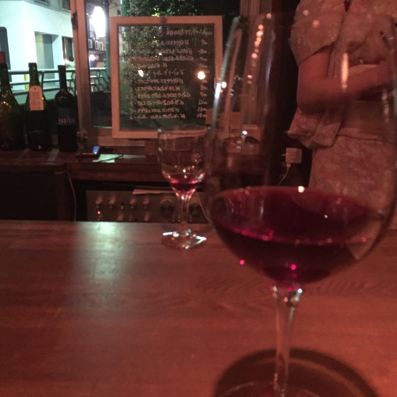 赤ワイン(ワインバー夢吉)