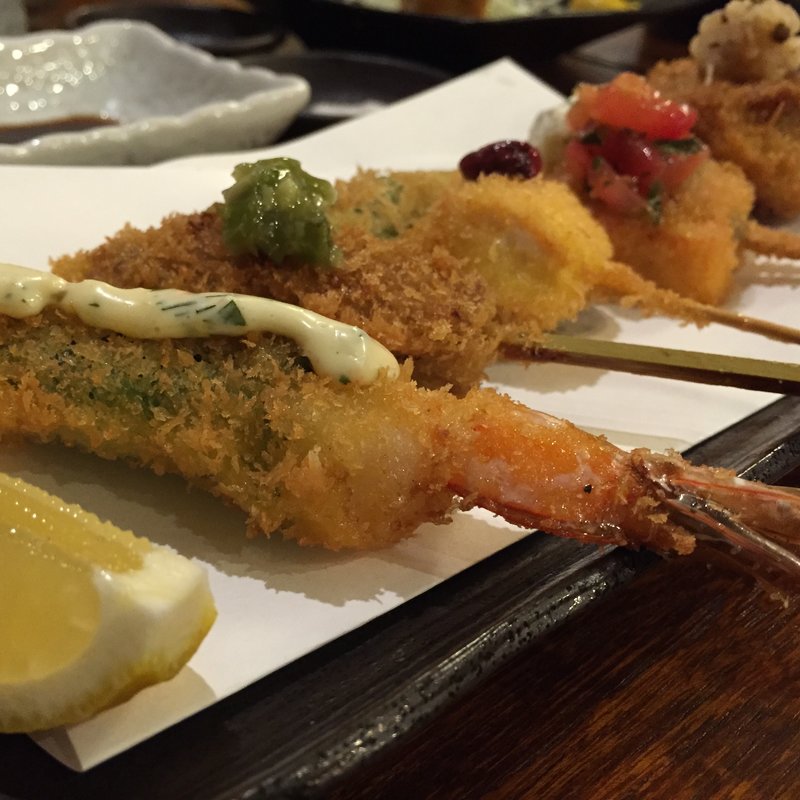 串揚げ8本盛り合わせ(穂卓ほだか)