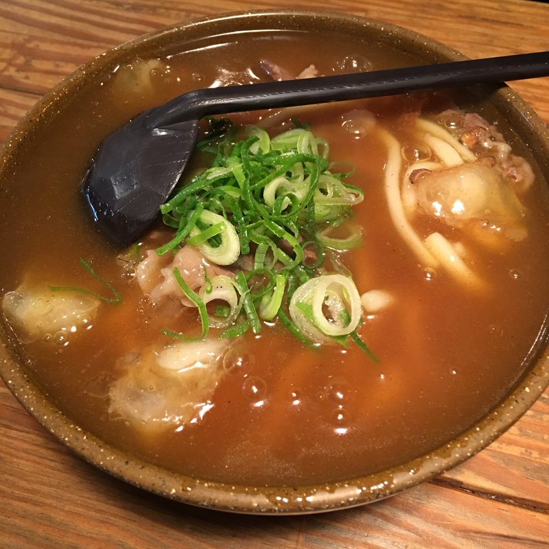 カレーかすうどん(かすまる 池田店)