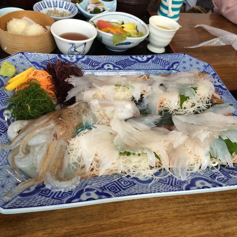 いかの活造り(いか本家 いそ浜別館 )