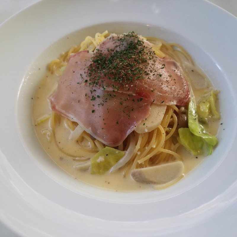 生ハムとキノコのクリーム(ボスケット （Ｂｏｓｃｈｅｔｔｏ）)