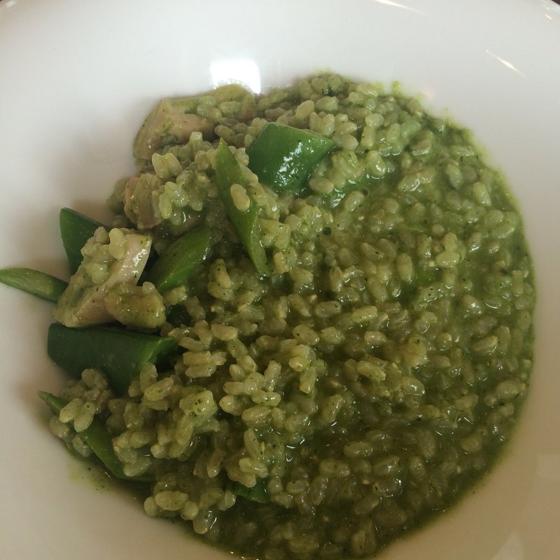 バジルリゾット(Trattoria Delfino)