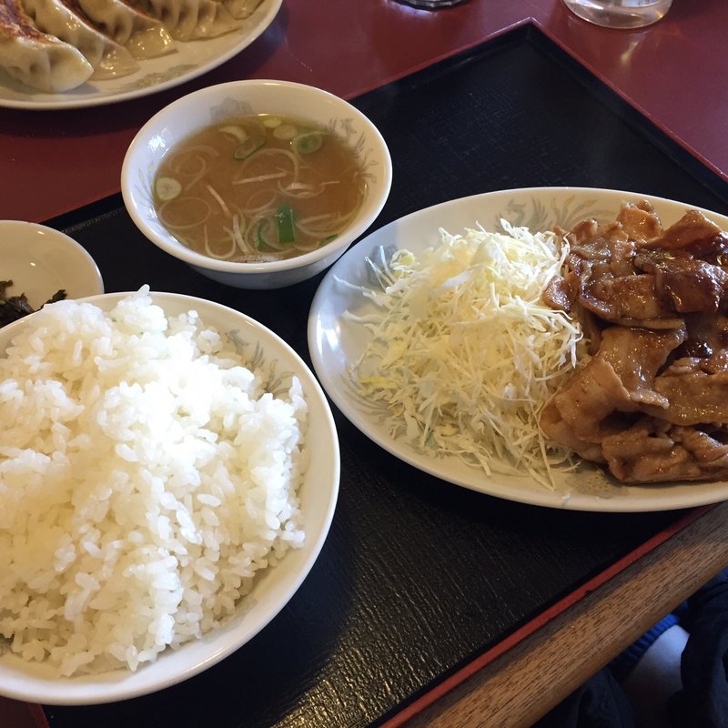 豚の生姜焼き定食(珍來 蒲生店)