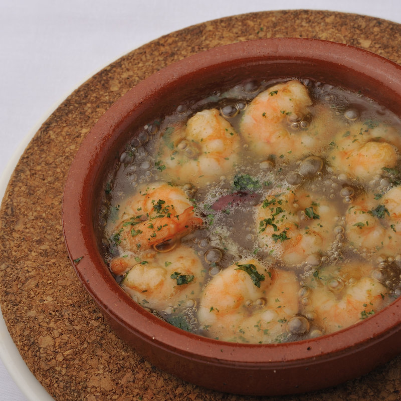 海老のアヒージョ(バニュルス)