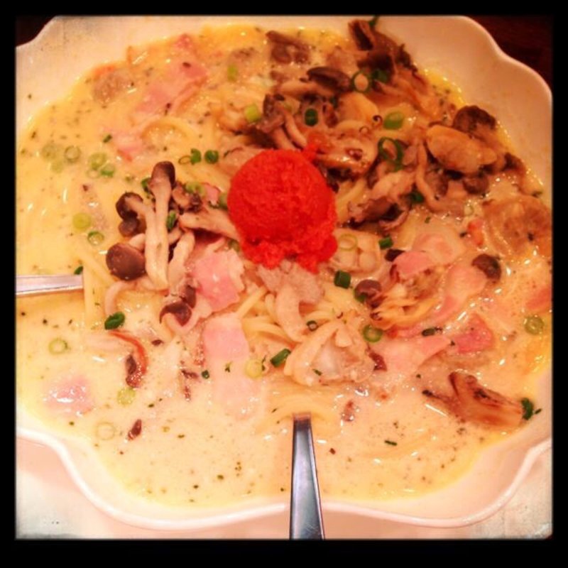 たらこスープスパ(トライアングル)