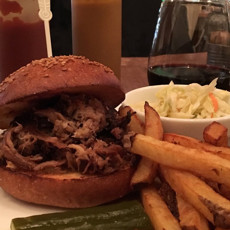 BBQポークのサンドウィッチ(Bubby's 汐留)