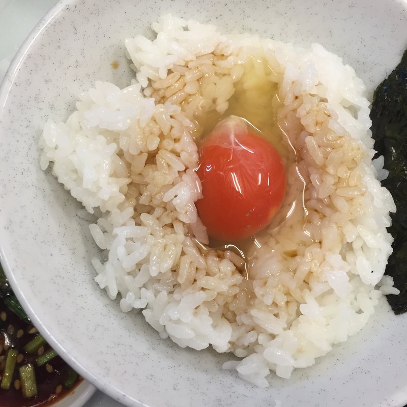 玉子かけごはん(焼肉アジェ)