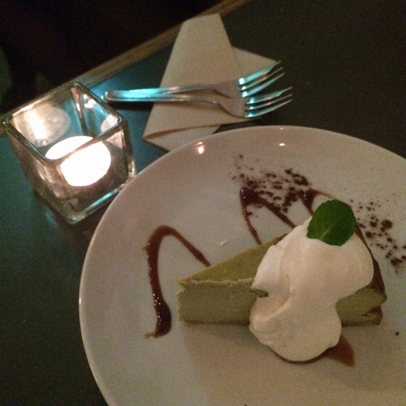 ホワイトチョコレートと抹茶のチーズケーキ(breath cafe)