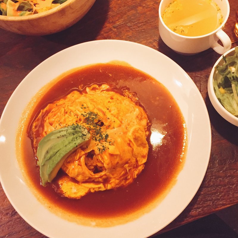 オムライス(ウサギ)