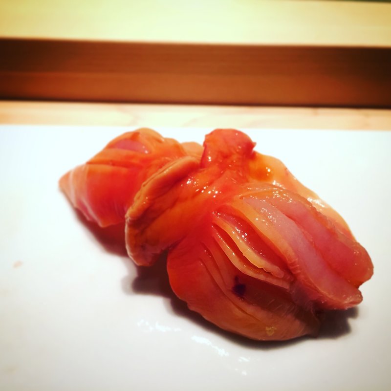 赤貝の握り(寿し芳)