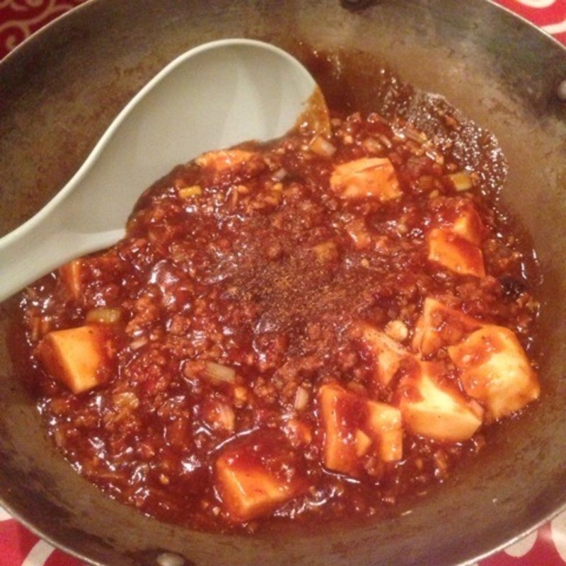 四川式マーボードウフ(中国名菜処 悟空)