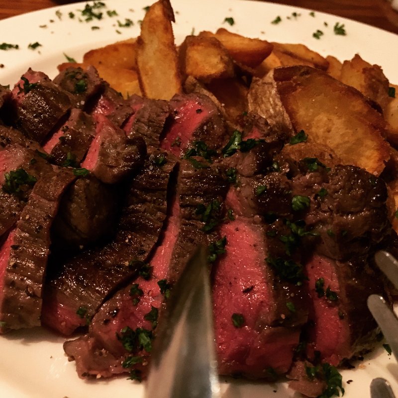 ナチュラルビーフのステーキ(YAFFA ORGANIC CAFE)