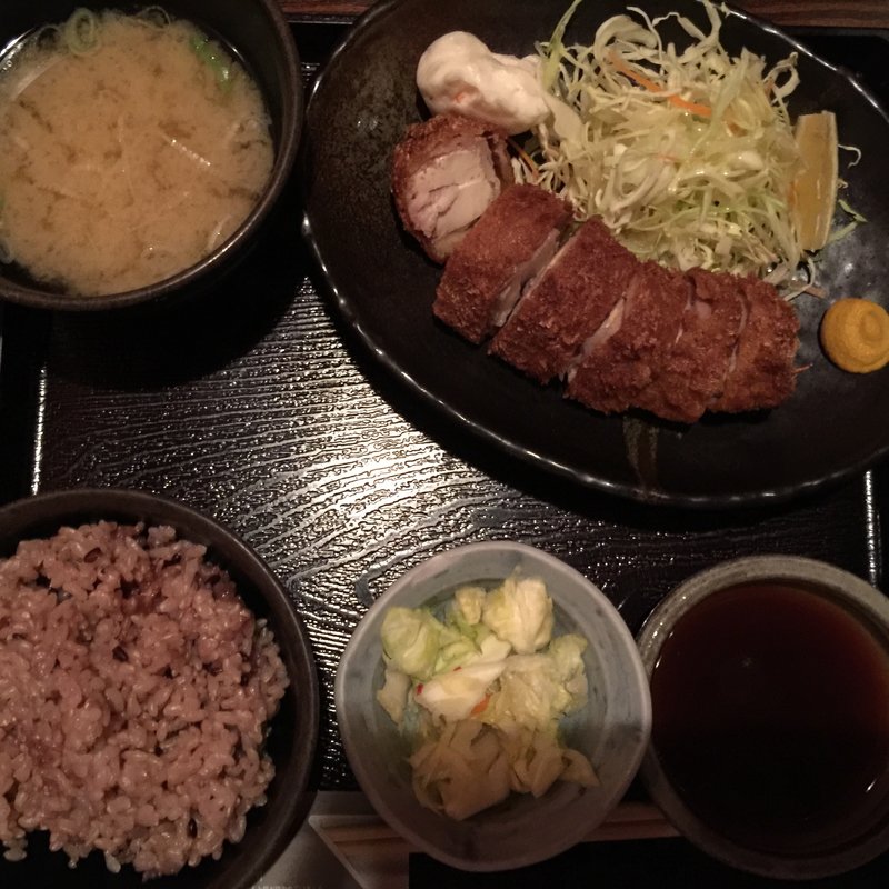 豆冨カツ定食(土風炉 市ヶ谷店)