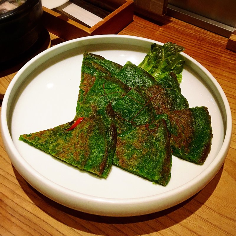 にらチヂミ(水刺齋（すらんじぇ）渋谷ヒカリエ)