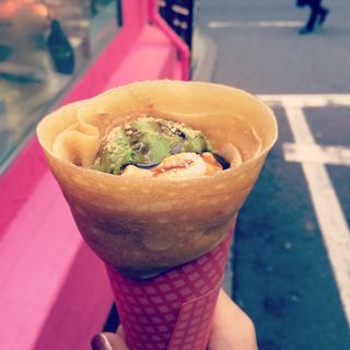 Green tea ice cream/抹茶アイス(pirate crepe)