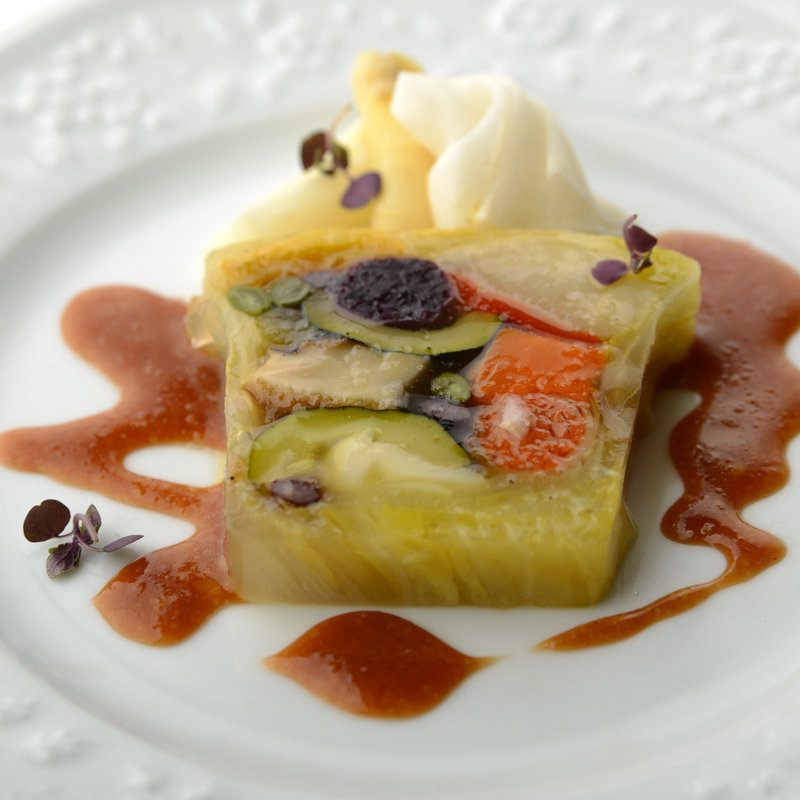 鮮魚と野菜のテリーヌ(ボン・ファム )