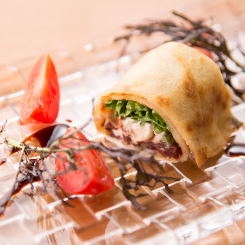 チーズと野菜のクレープ(恵比寿 DAL-MATTO)