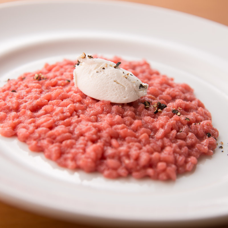 苺のリゾット(恵比寿 DAL-MATTO)