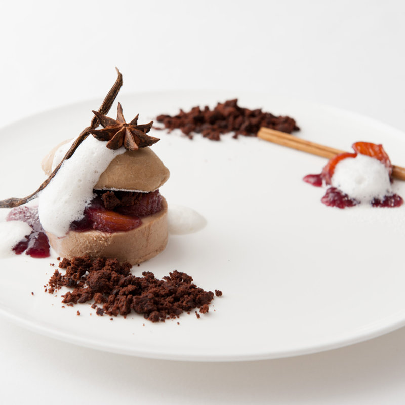 チョコ尽くしデザート(レストランJ)