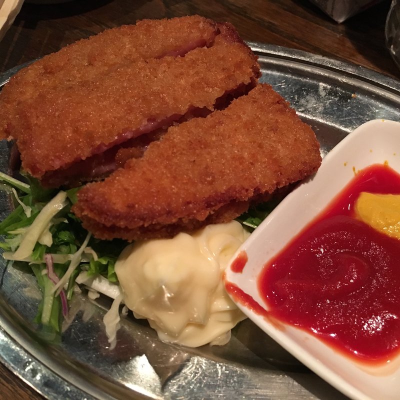 ハムカツ(ライオン堂)