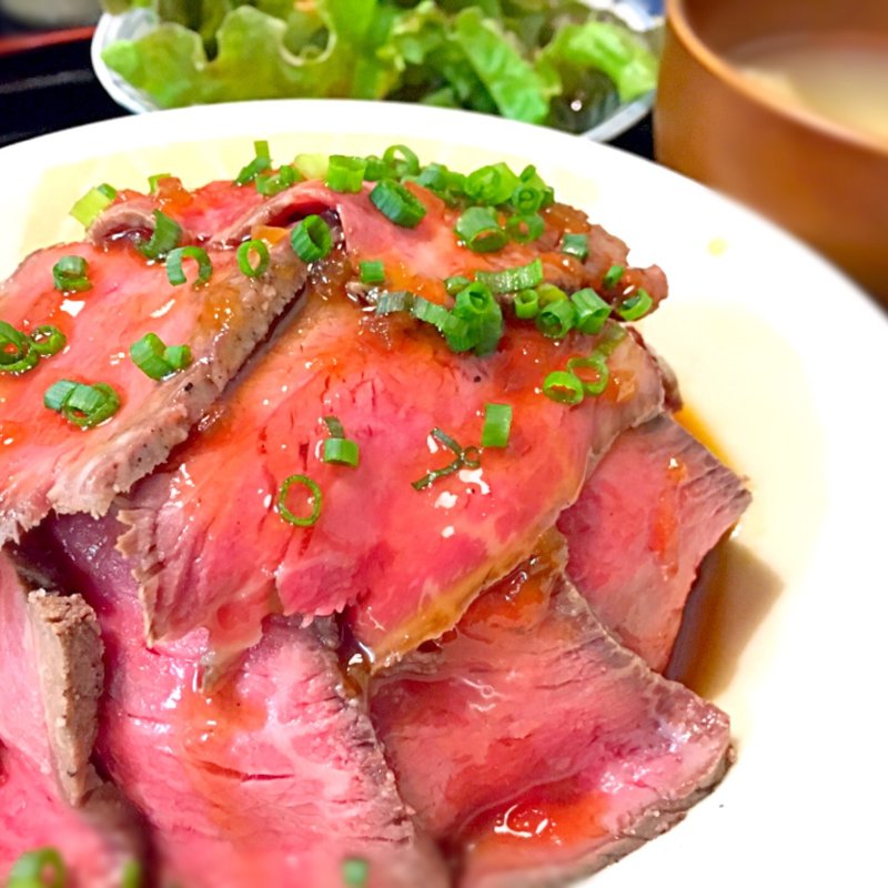 ローストビーフ丼定食(STEAK おおつか （ステーキ おおつか）)