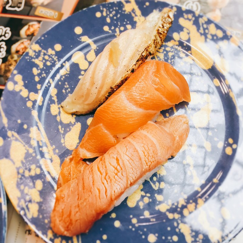 サーモン3貫盛り(にぎりや松 )