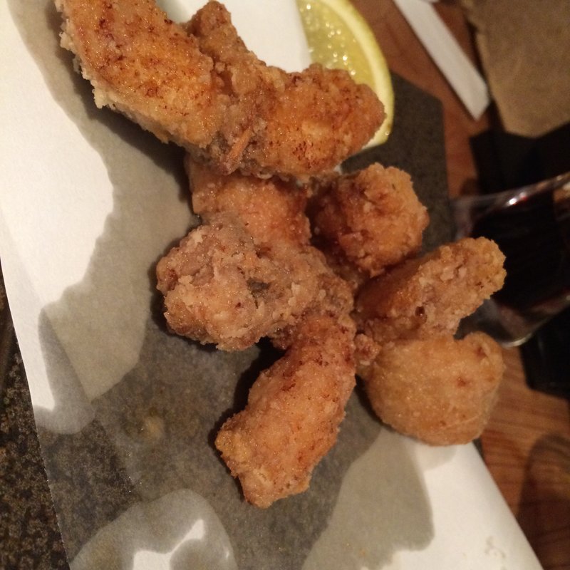 ふぐ唐揚げ(豊洲場外食堂魚金 神楽坂店)