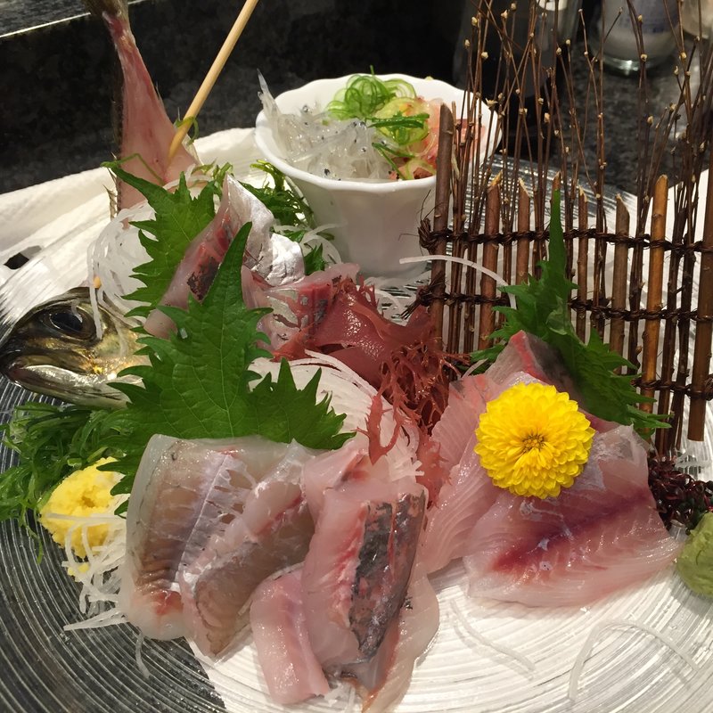 地魚5点盛り刺身(魚がし鮨沼津港店)