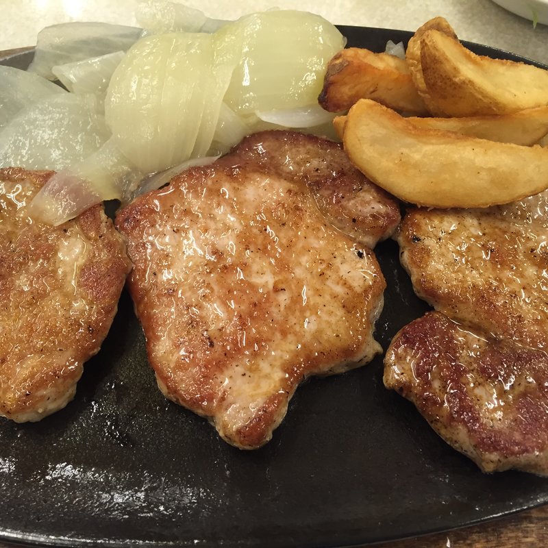 ポークチャップ(ジャッキーステーキハウス)