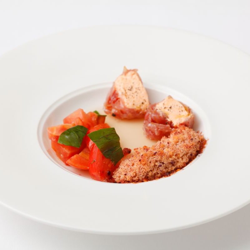 鮮魚のフリット　トマト煮込み(Amrit （アムリット）)