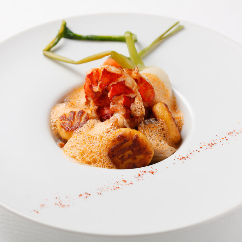 オマール海老とホタテのグリル(レストラン コーダリー)