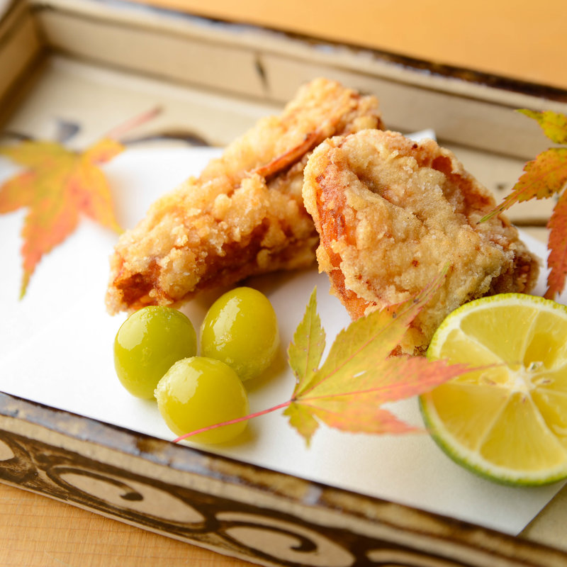 柿の天麩羅(小いわ)