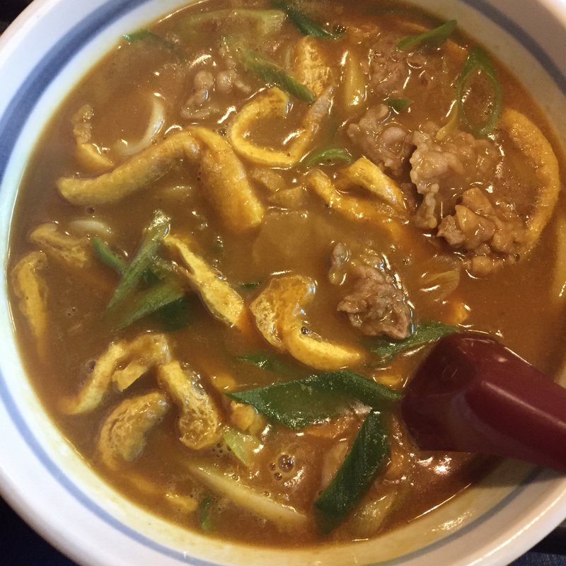 カレーうどん(香川うどん翁橋店)