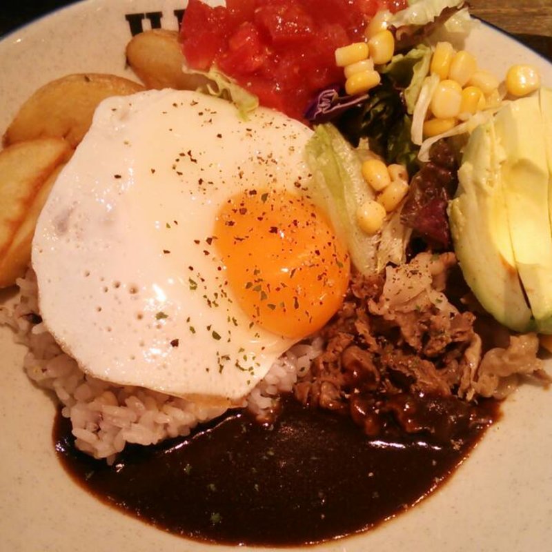 BEEFロコモコボウル(WIRED CAFE ルクア大阪店)