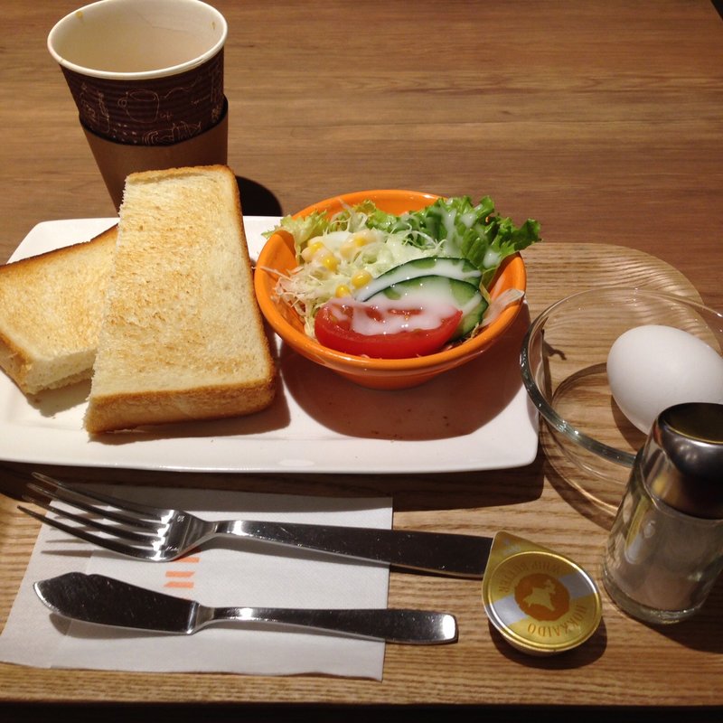 トーストセット(和カフェテリアDining 24羽田食堂)