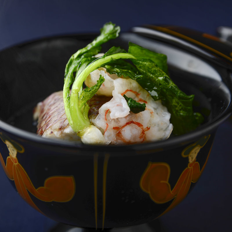 真鯛のポワレ(京料理 百味尊 光仙 （こうせん）)