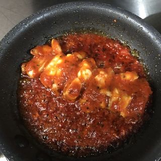 チキンのトマトソース煮(松堂うどん )