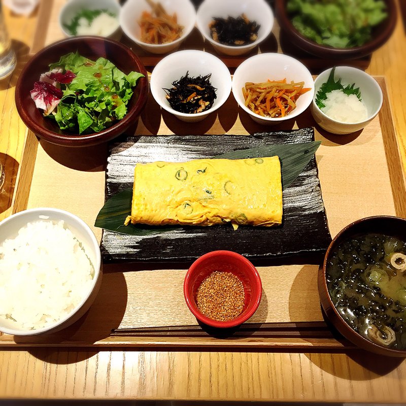 焼き立て出汁巻き玉子焼き御膳(神楽坂 茶寮 池袋東武店)