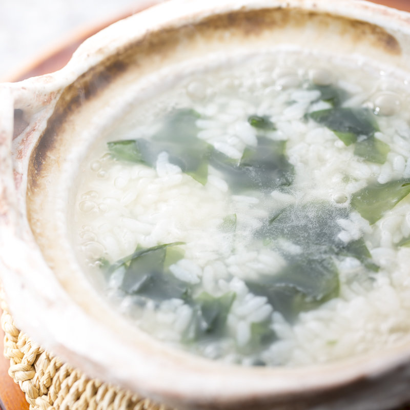 わかめのお粥(北新地 ぬのや)