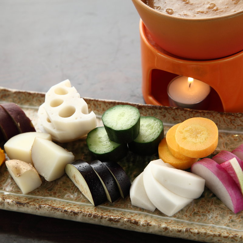 バーニャカウダー(和食会席・個室 銀座竹の庵 5丁目本店)